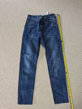 stradivarius Men's Dark Blue Slim Jeans
